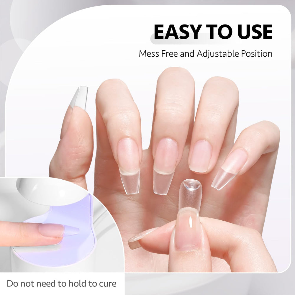 GAOY Solid Nail Glue Gel packaging contents shows 1 bottle for at-home nail art