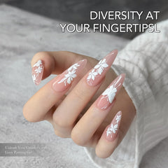 GAOY thick creamy no-drip painting gel enables smooth one-stroke coverage.
