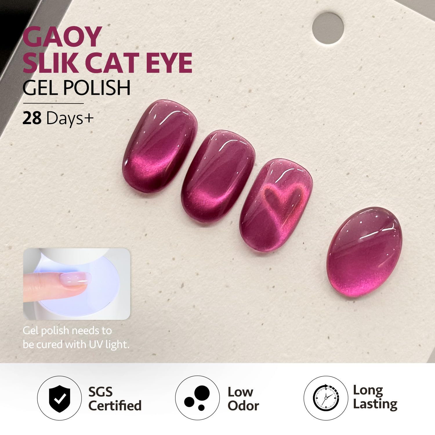 GAOY top coat curing in 60 seconds for glossy finish