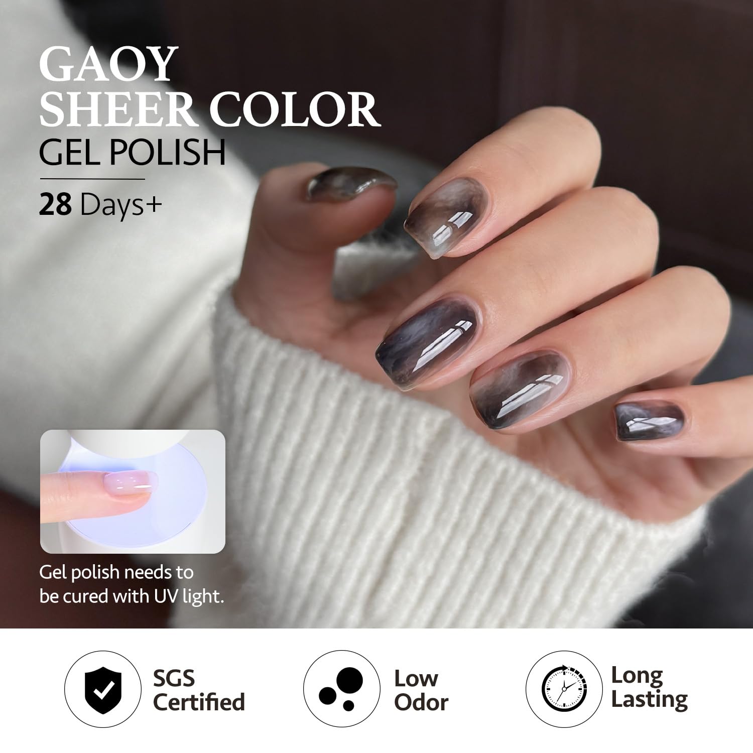 GAOY top coat delivering a smooth, glossy finish after cure.