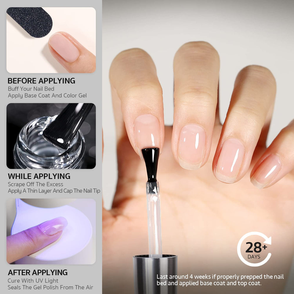 GAOY Top Coat in use demonstrates no-wipe, smooth brush-on application.