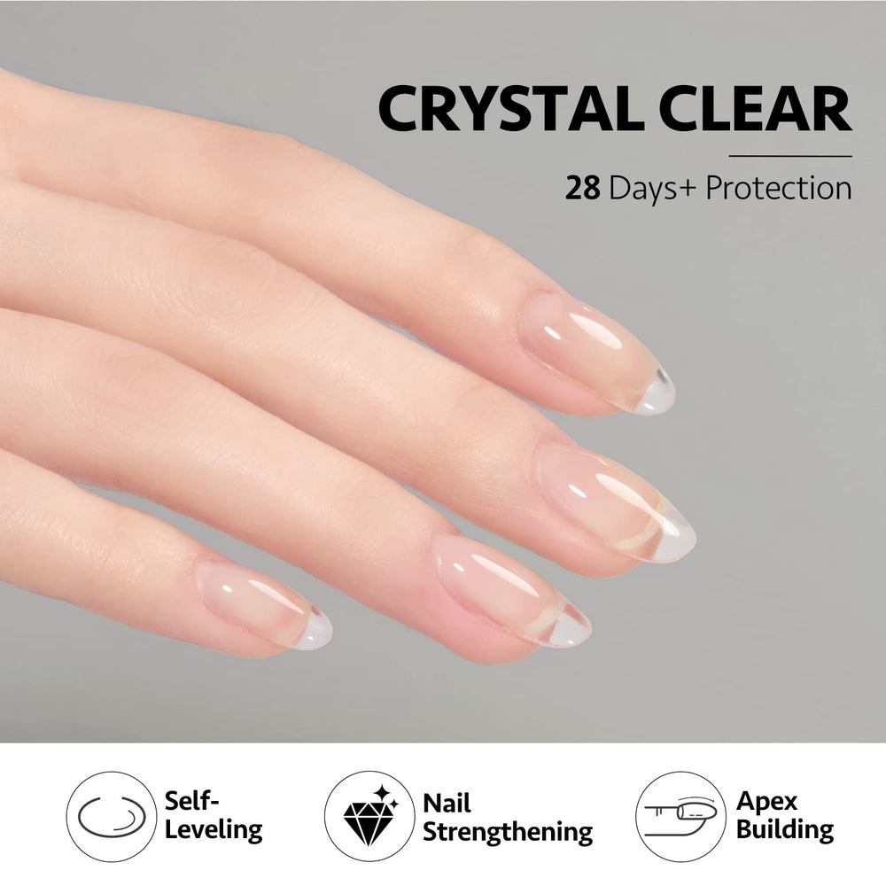 GAOY Top coat seals cured gel to reduce stickiness and boost shine.