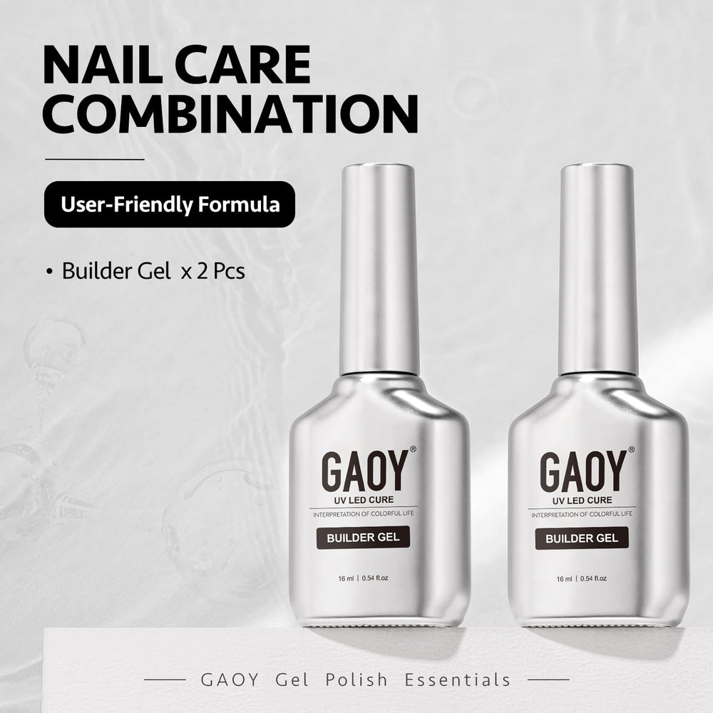 GAOY top coat seals the builder gel to reduce stickiness after curing.