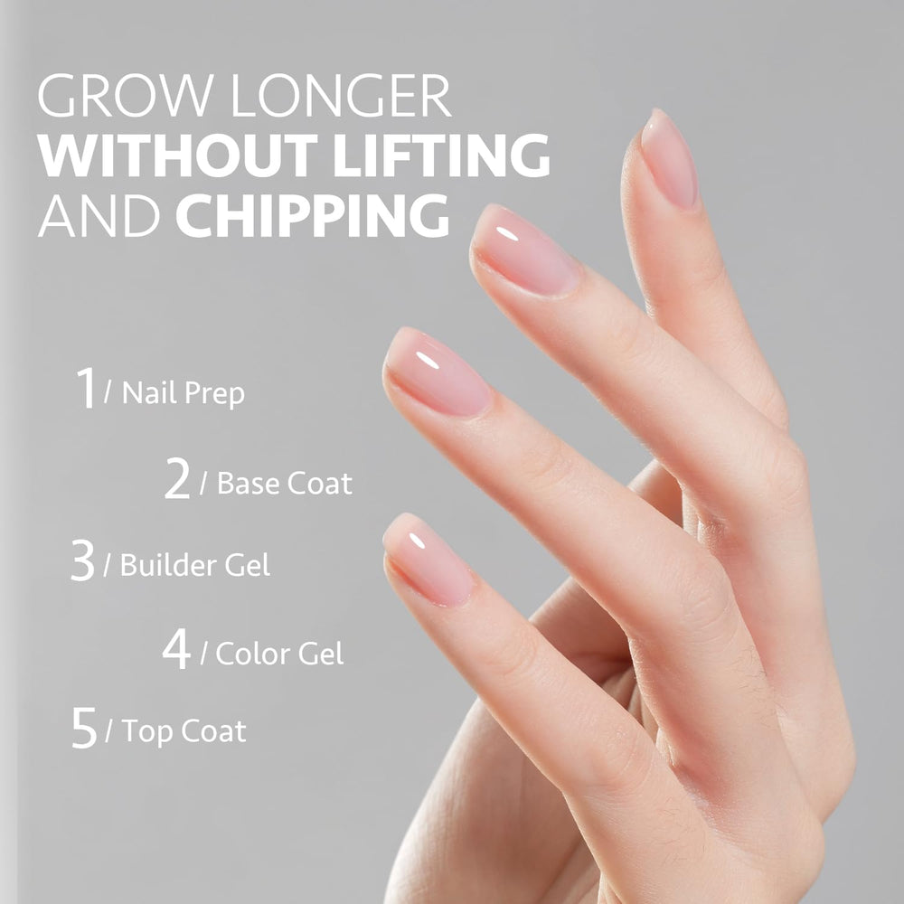 GAOY UV curing for 60 seconds speeds up nail curing during application.