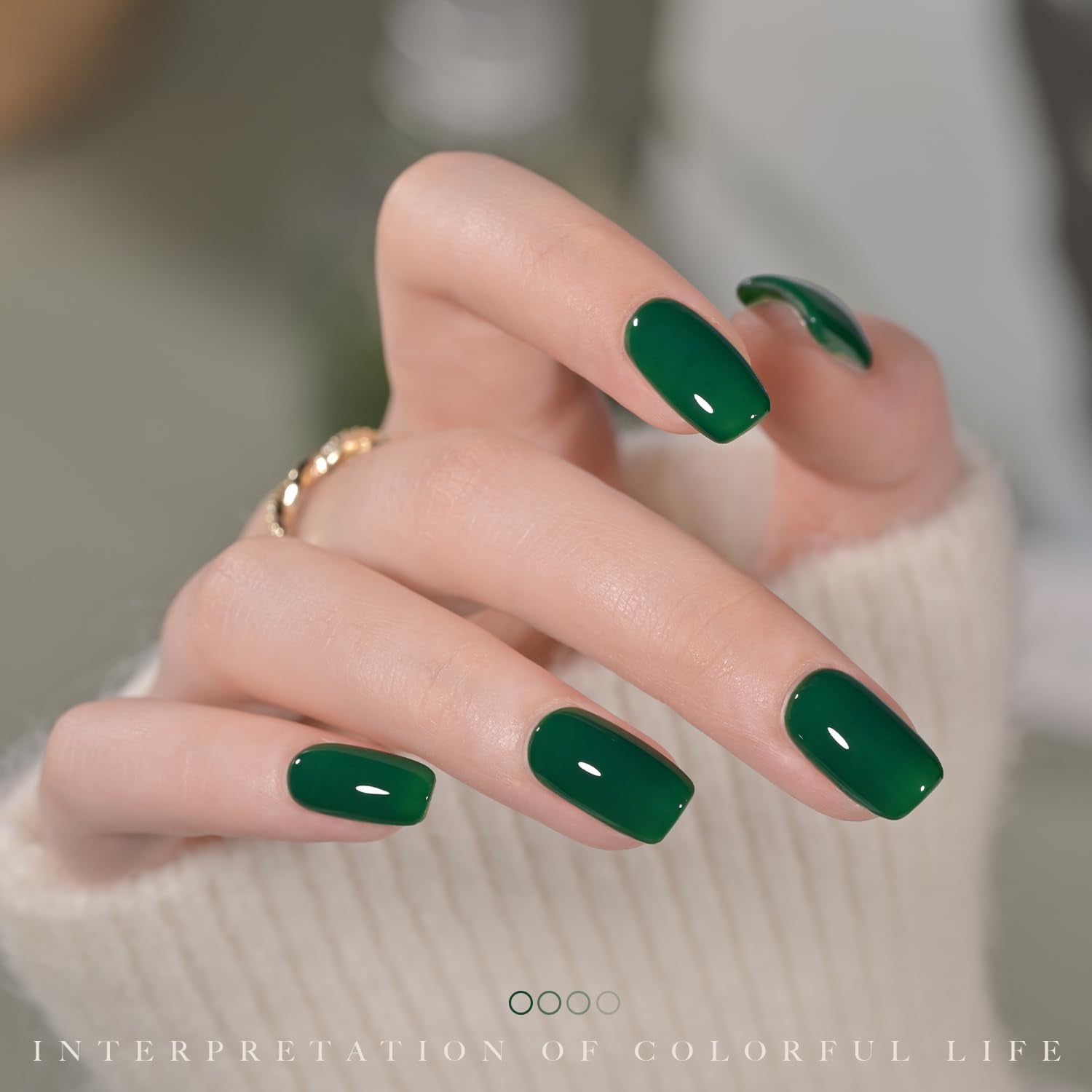 GAOY UV LED cure 60s close-up highlighting fast drying for at-home nails.