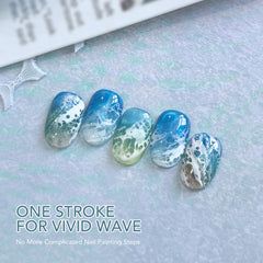 GAOY Wave Gel diffuses color for seamless ocean patterns