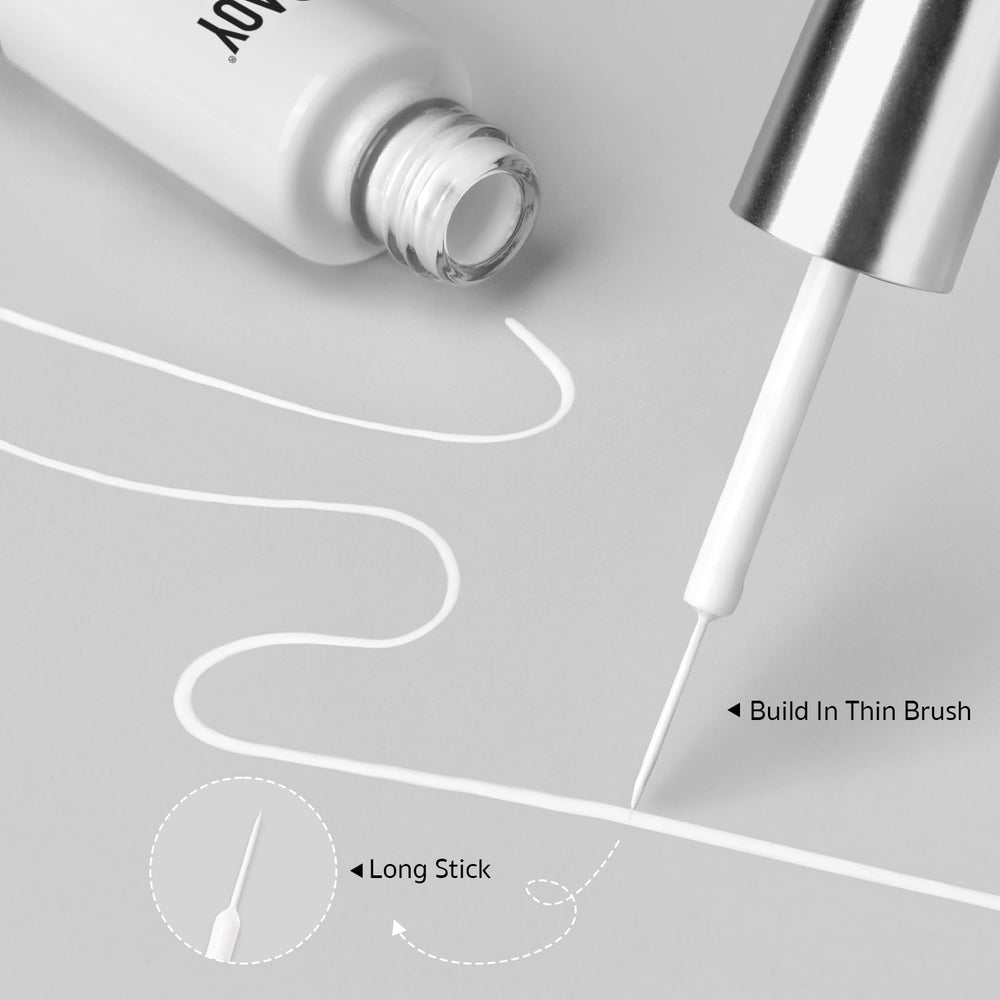 GAOY White Swirl long-wear finish achievable with base/top coats