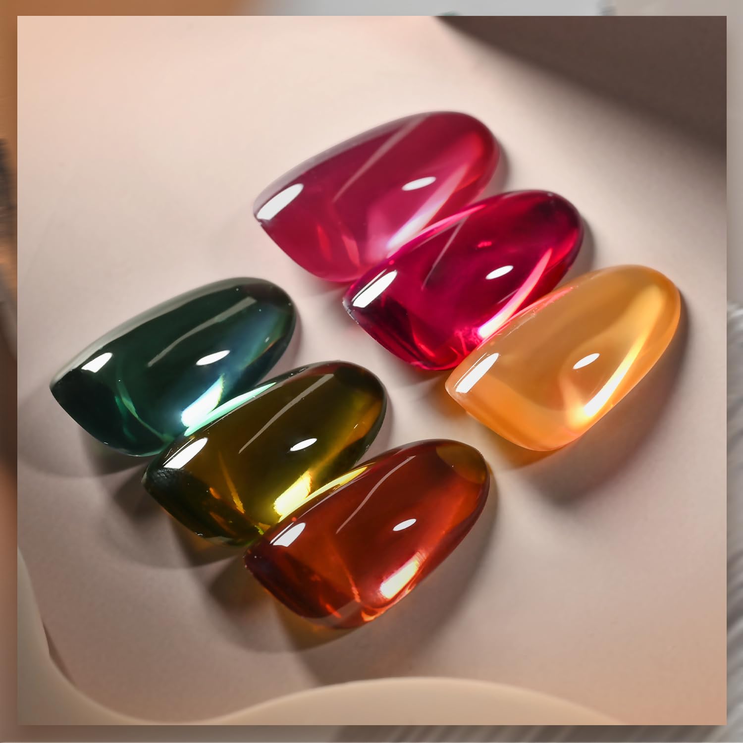 GAOY 6-color gel kit enables varied nail art at home