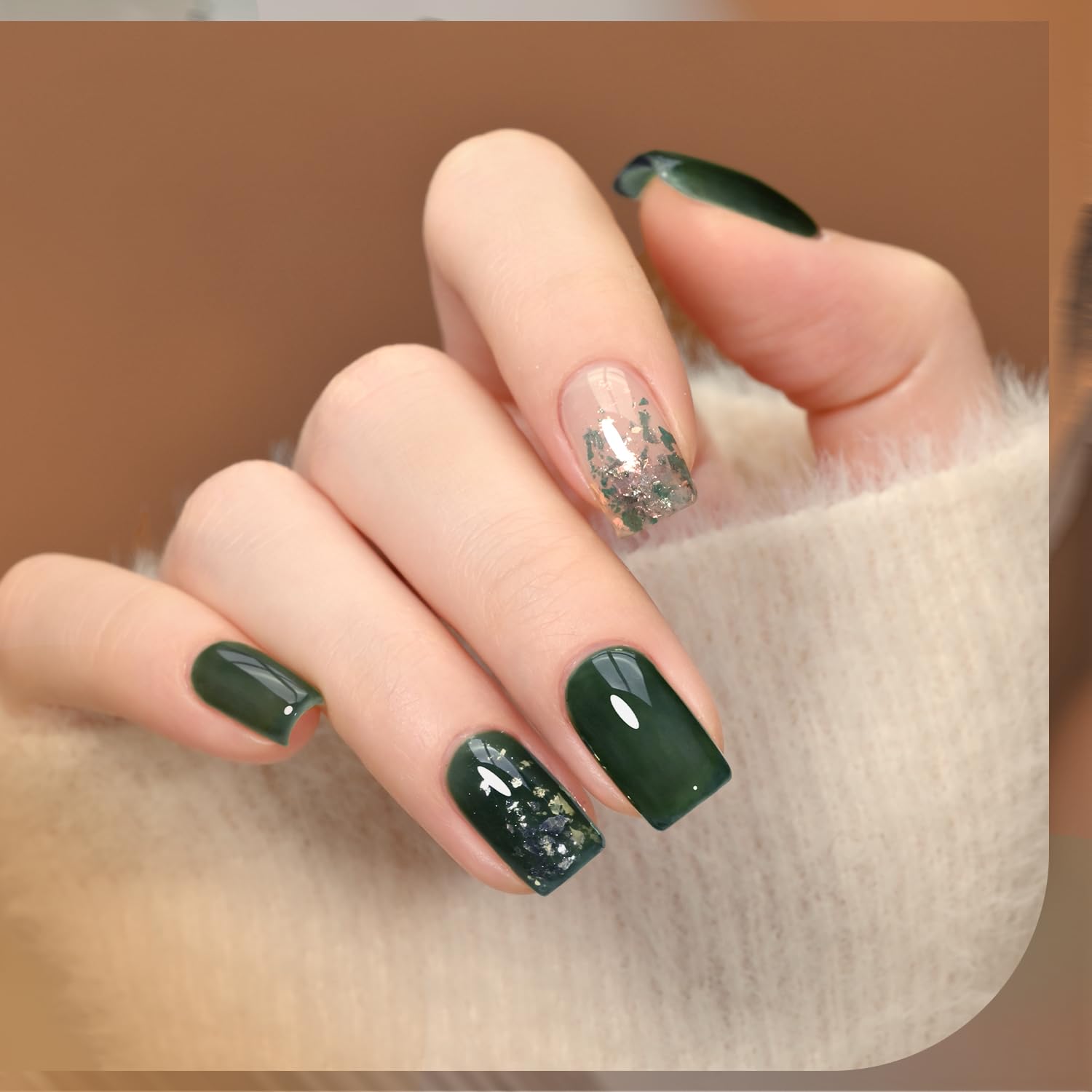 GAOY brown gel polish bottle adds warm neutral shade for everyday looks