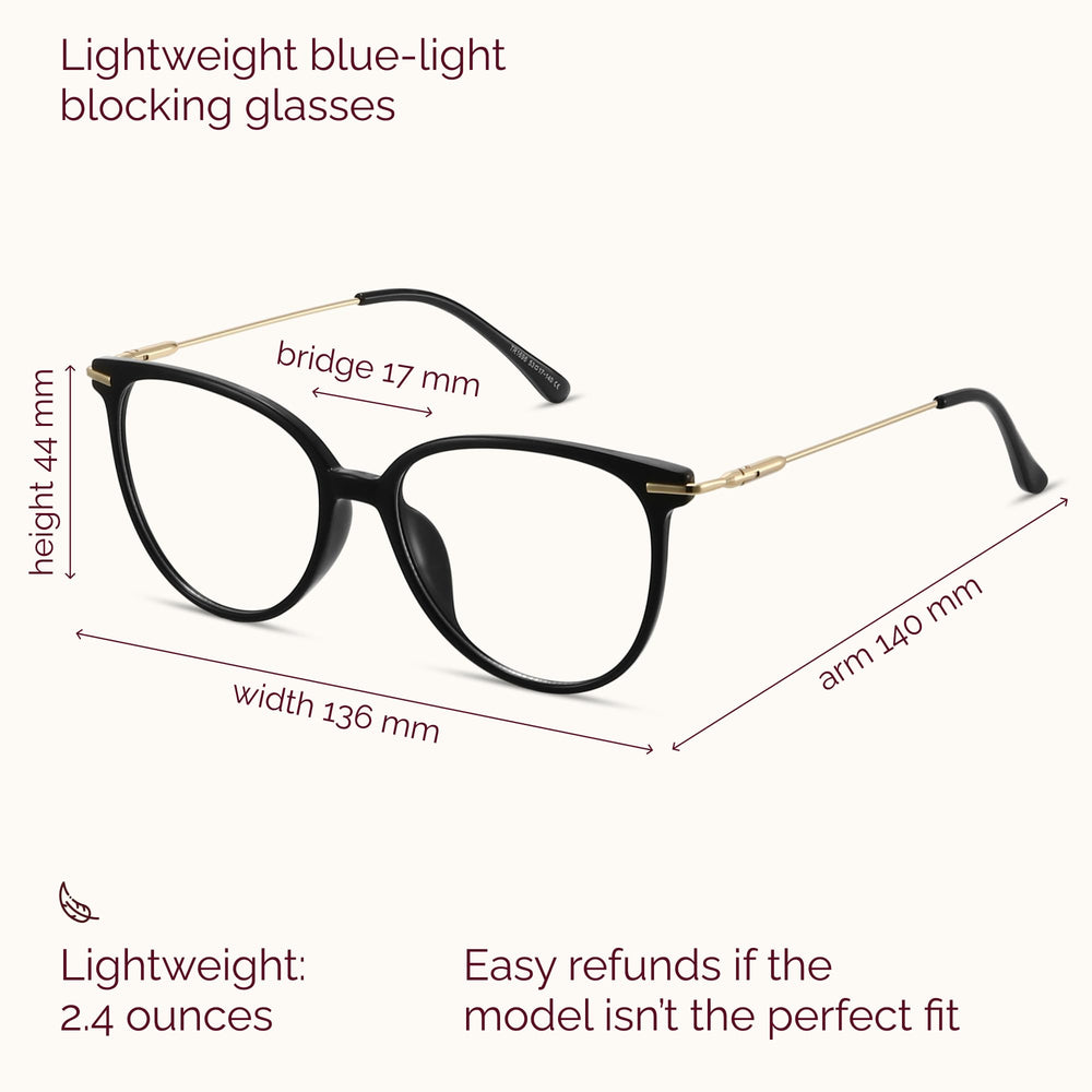 Gaoye UV400 protection lenses block blue light and UVA/UVB for screen time.