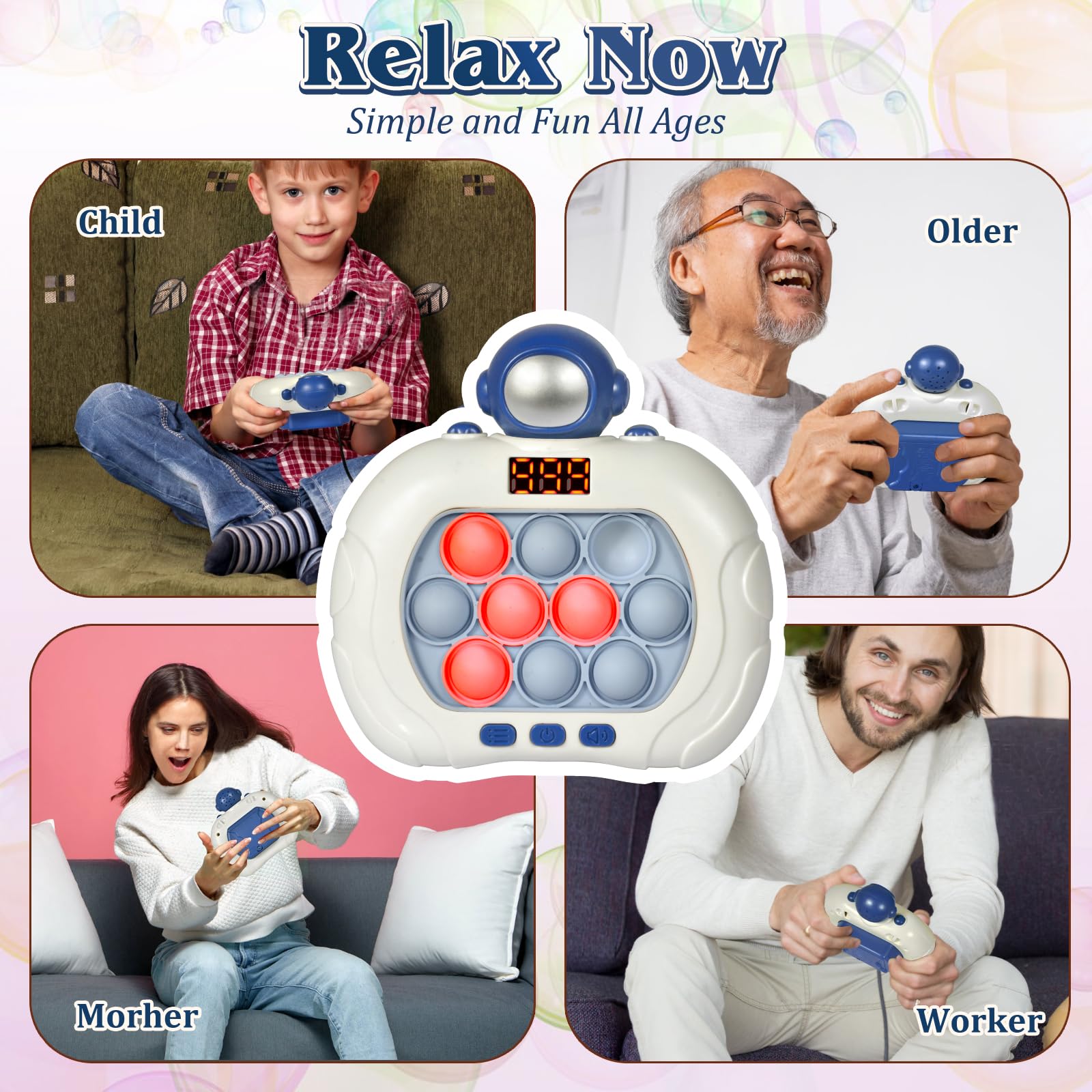 GAPER GO Pop Game Astronaut gift set ideal for holiday gifting