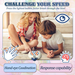 GAPER GO Pop Game Astronaut LED display enhances sensory engagement