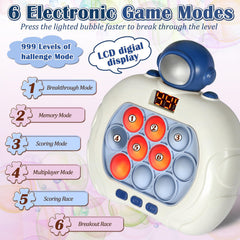 GAPER GO Pop Game Astronaut popping action highlights tactile feedback