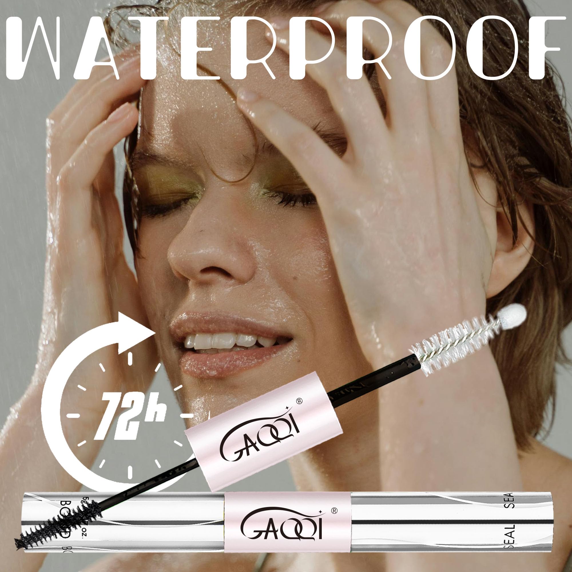 GAQQI DIY Lash Tool two-piece set laid out for easy application.