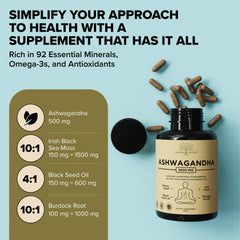 Garden of Herbz burdock-root-black-seed-oil capsules close-up suggesting comfortable movement.