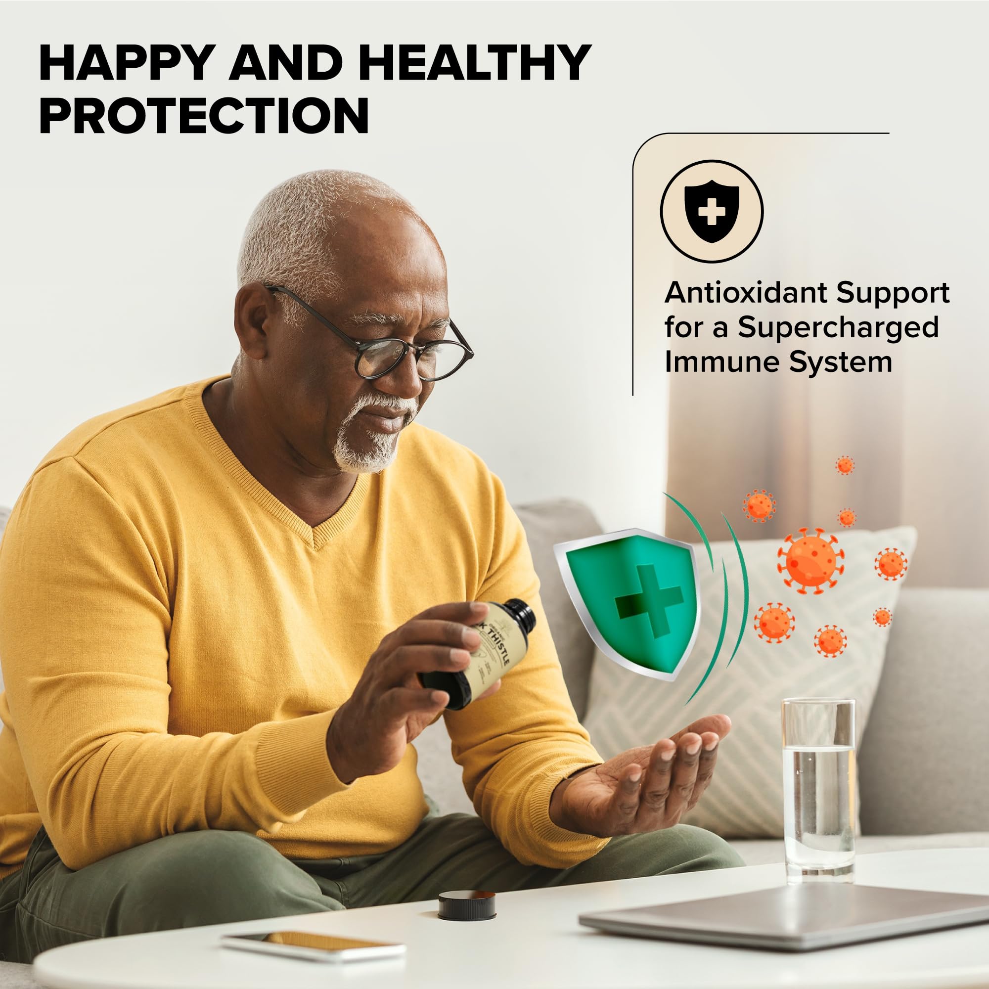 Garden of Herbz capsules dispensed on hand demonstrates convenient daily use