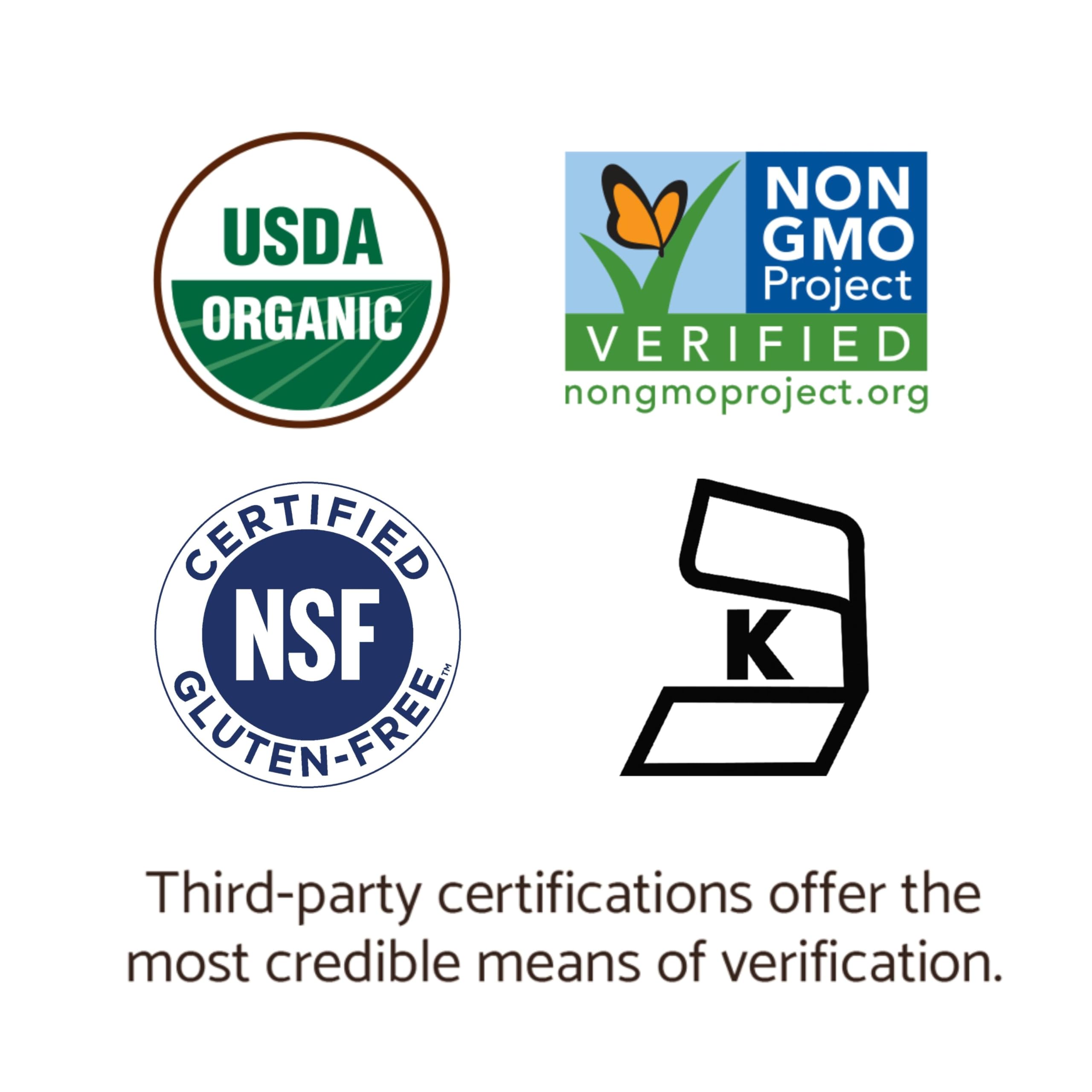 Label detail showing ingredients and certifications on Garden of Life Adrenal Daily Balance.