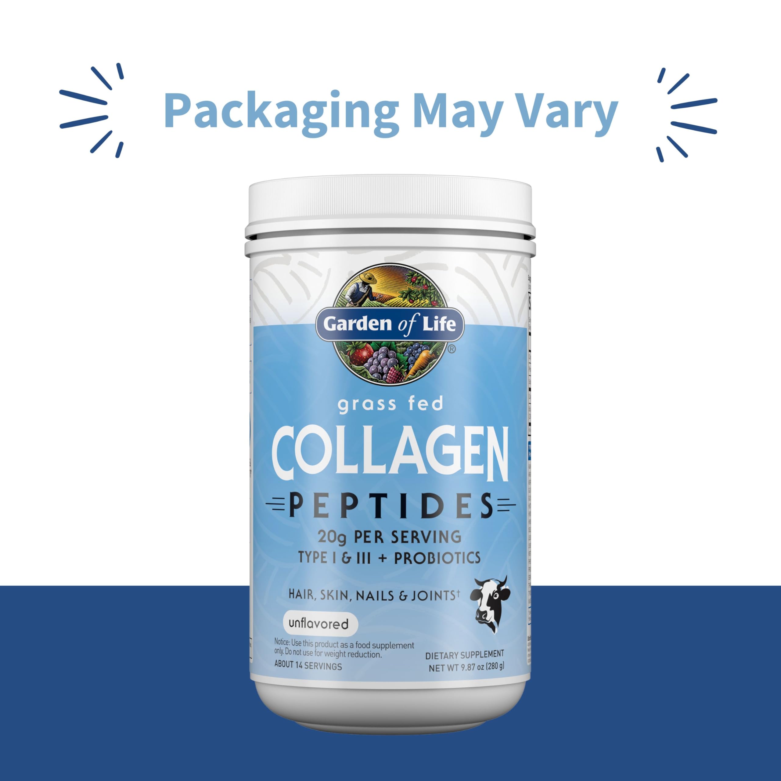 Garden of Life collagen powder dissolves easily in coffee for a neutral boost