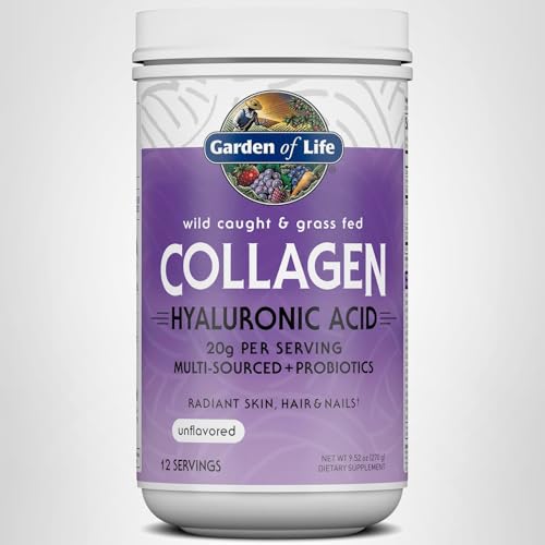 Garden of Life collagen unflavored tub showcases simple, convenient daily use.