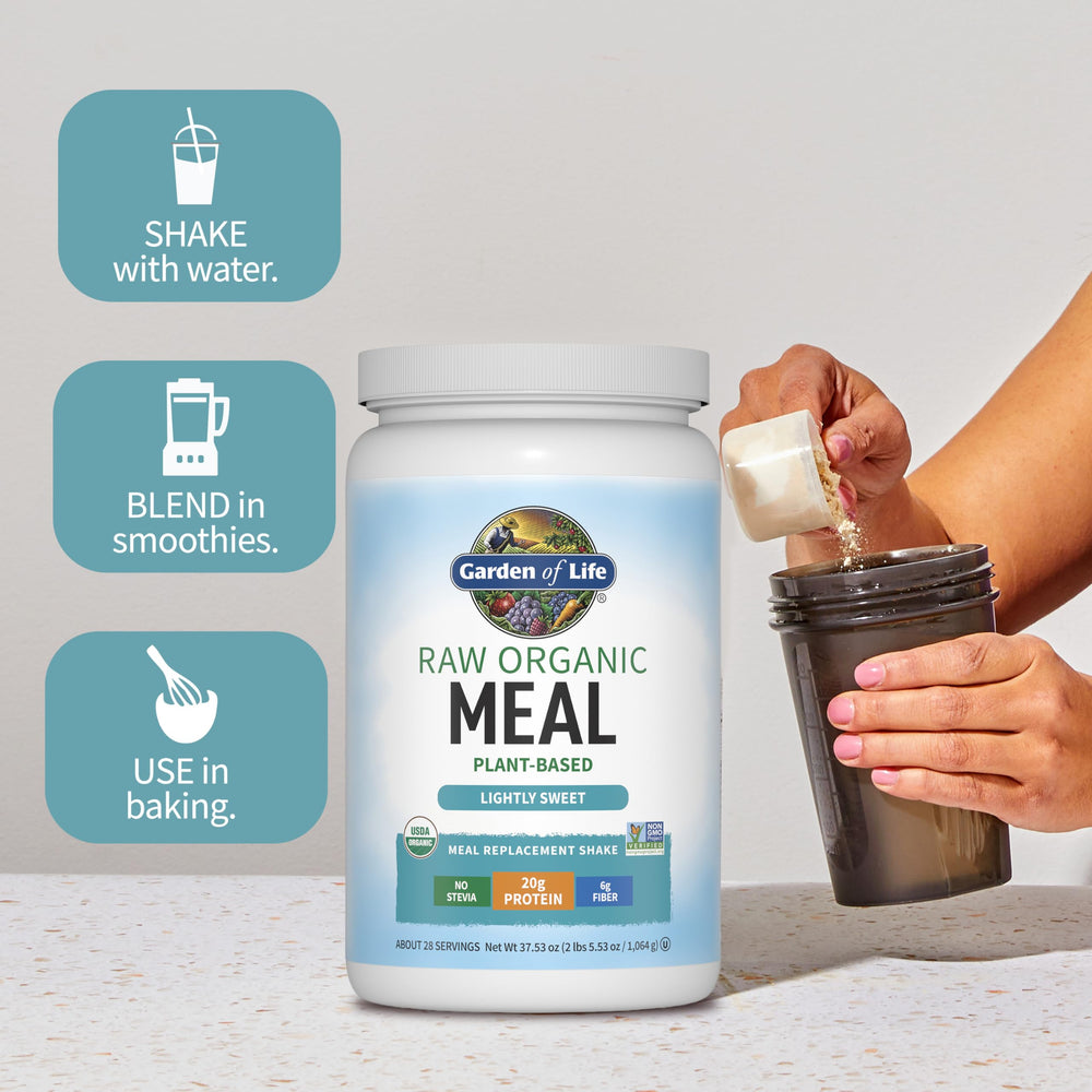 Garden of Life dairy-free vegan meal replacement with USDA Organic