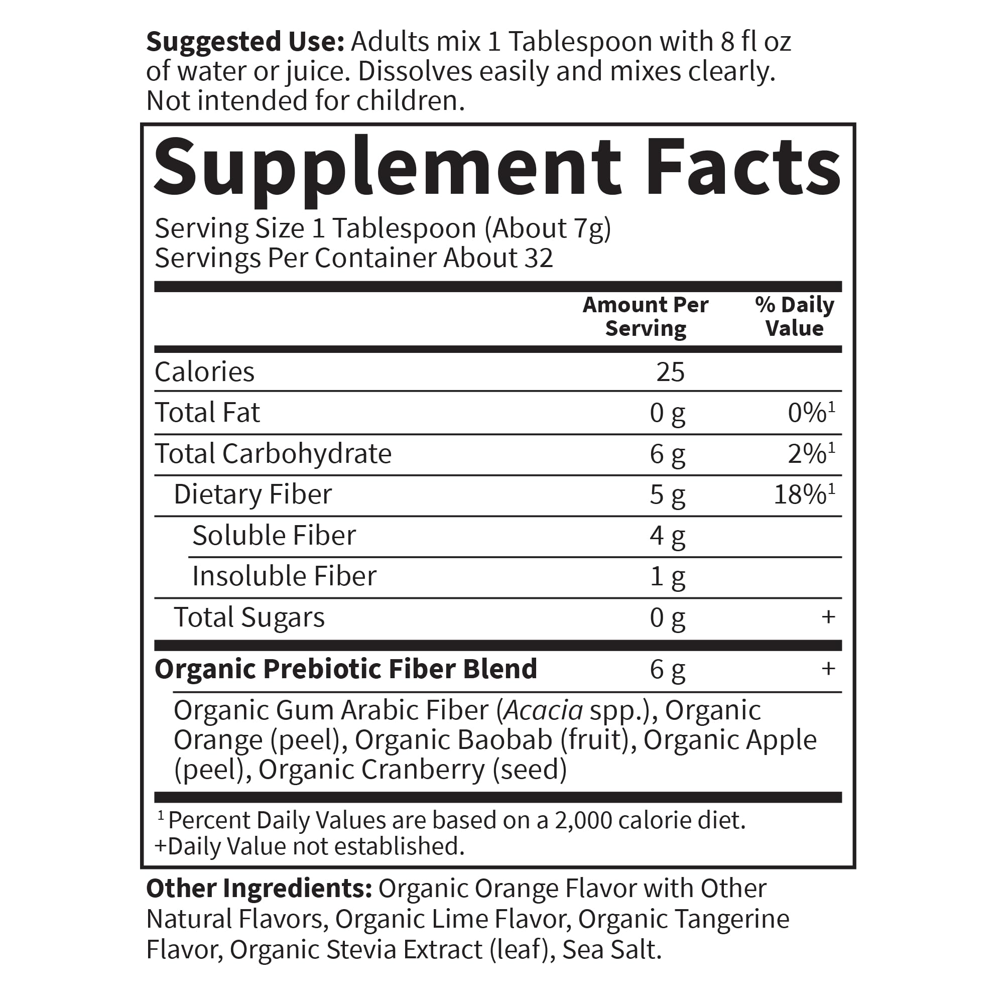 Garden of Life Dr. Formulated Organic Fiber Powder added to a smoothie bowl