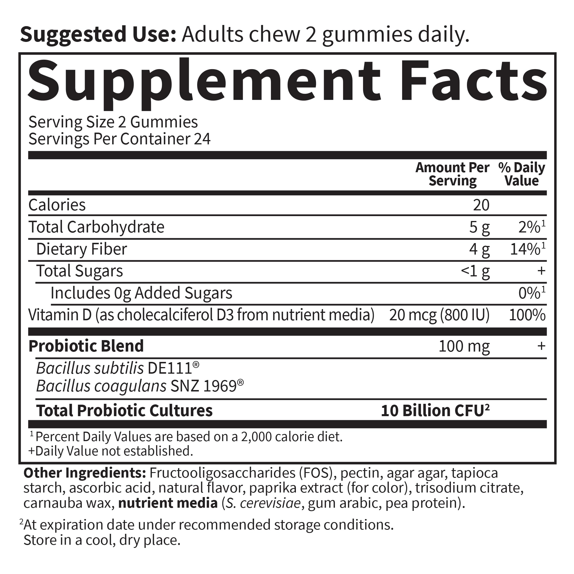 Garden of Life Dr Formulated gummies adults taking two daily on kitchen counter