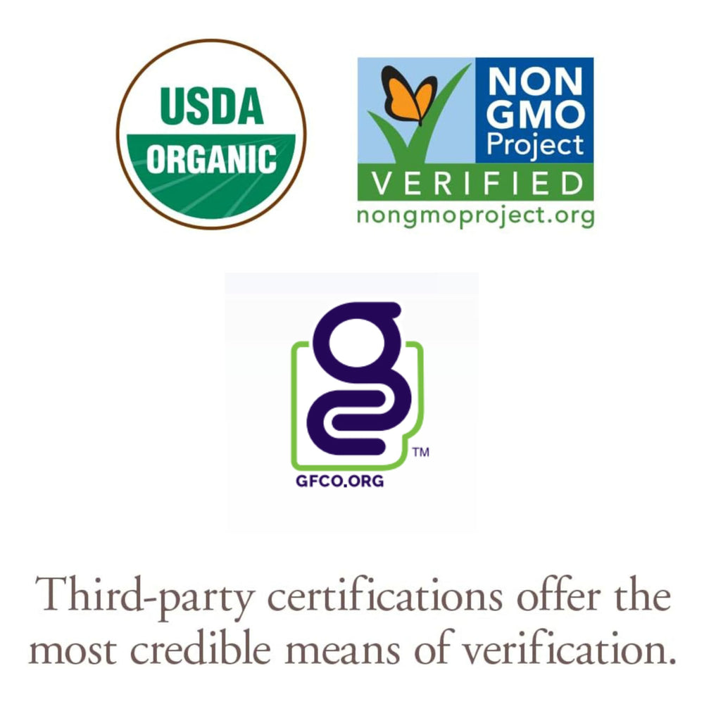 Garden of Life packaging with gluten-free non-GMO kosher icons.