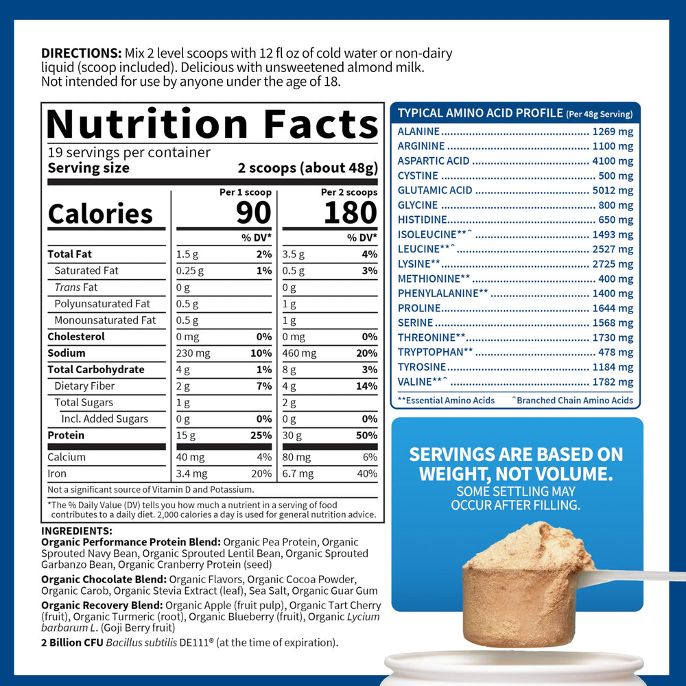 Garden of Life gluten-free NSF badge on protein tub