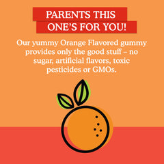 Non-GMO Project Verified seal signals trusted, pure nutrition for kids.