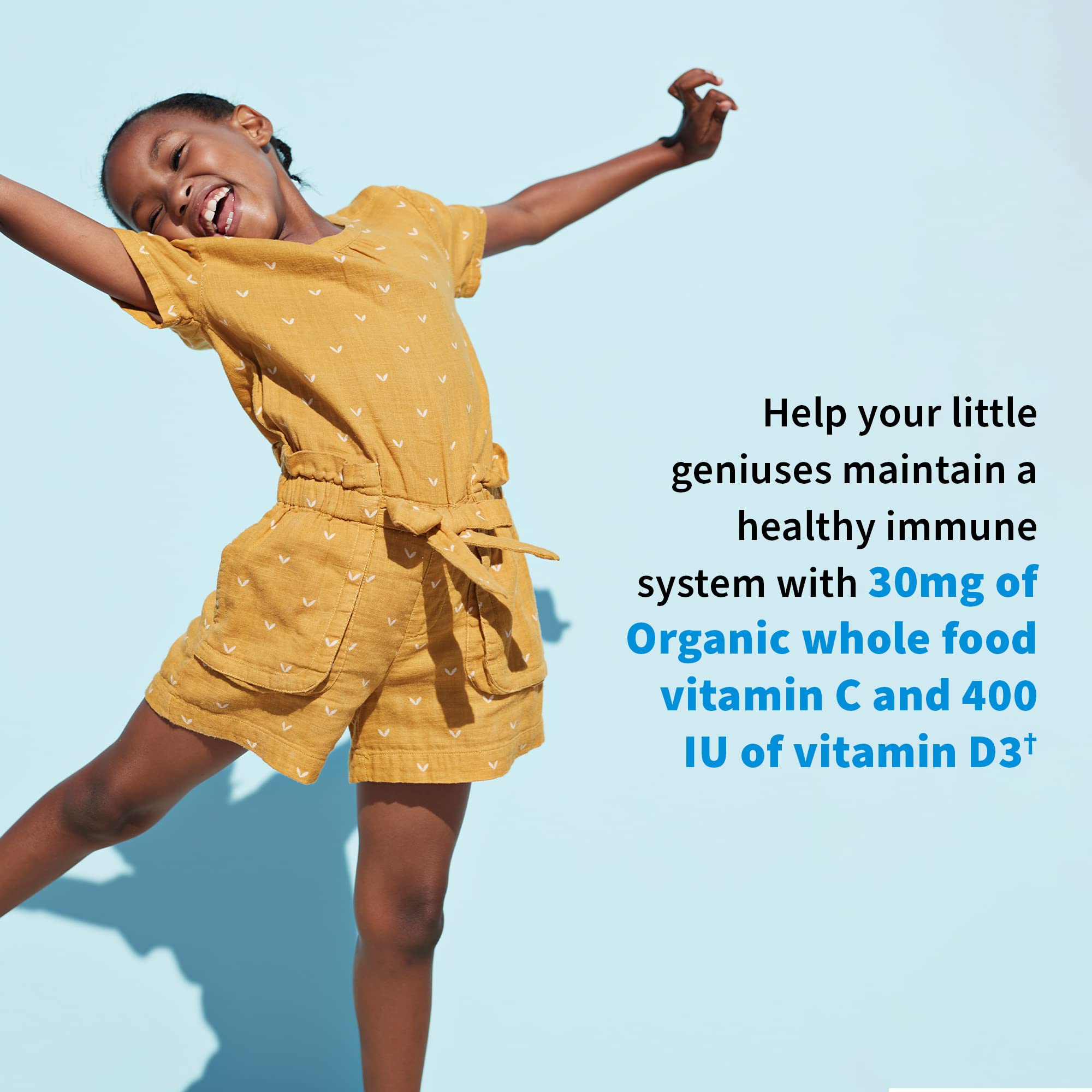 Garden of Life Kids+ Organic Amla provides natural vitamin C