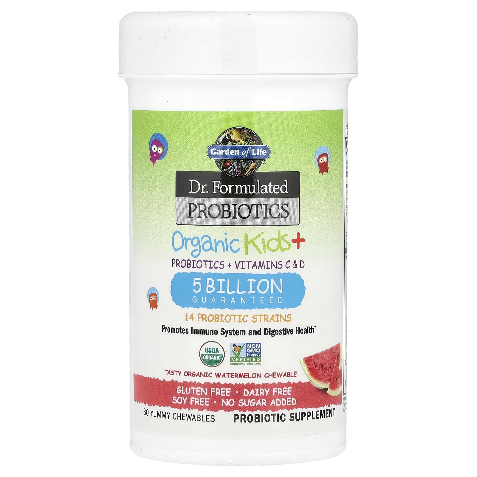 Garden of Life Kids+ Vitamin C & D support immune-friendly nutrition