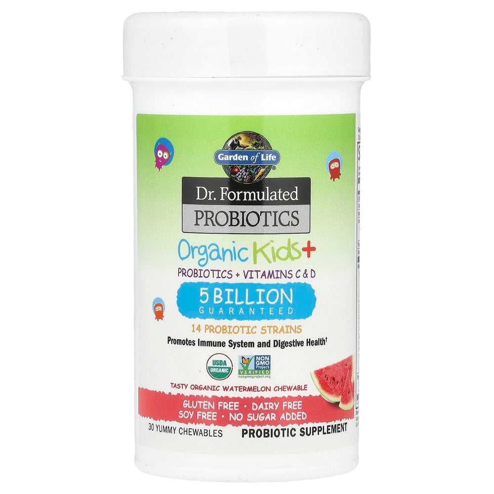 Garden of Life Kids+ Vitamin C & D support immune-friendly nutrition