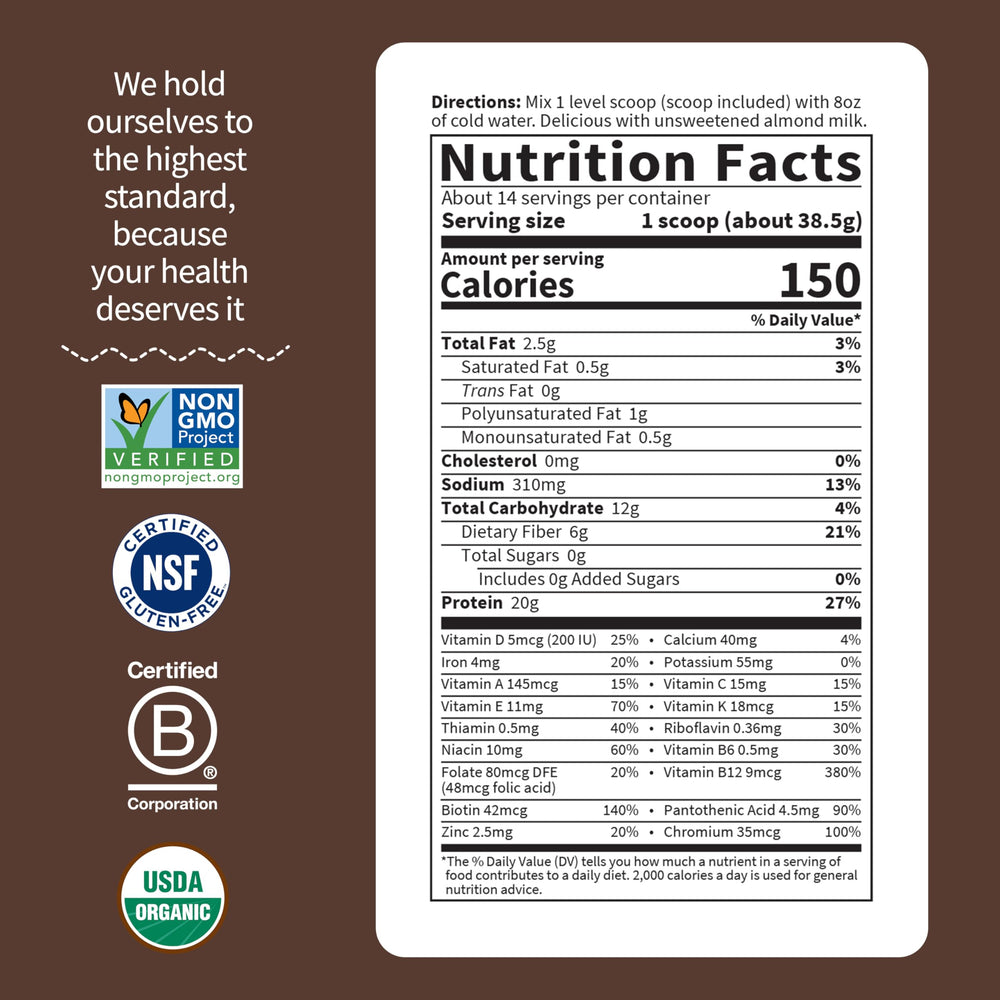 Dairy-free chocolate shake poured into glass showcases allergen-friendly meal option.
