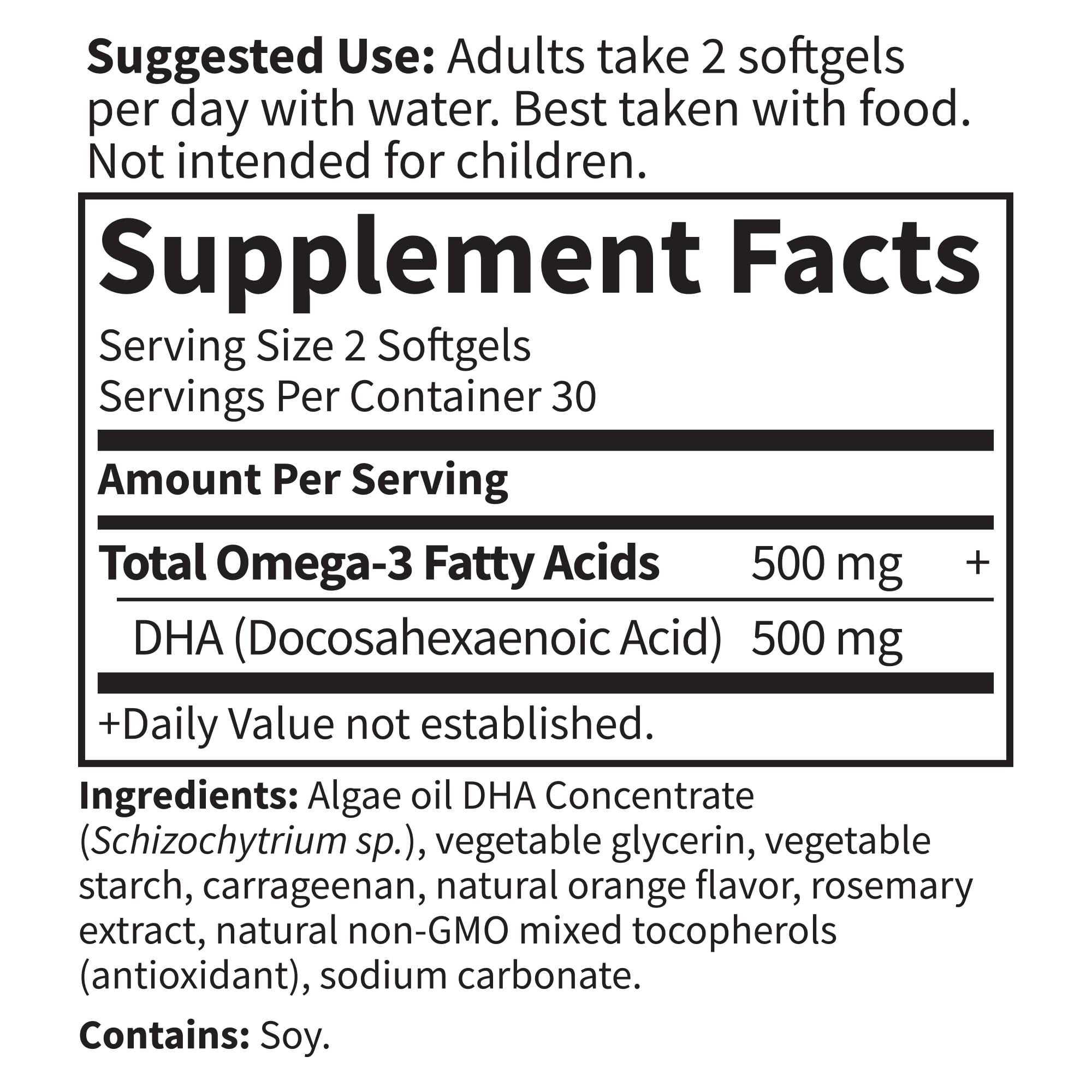 Astaxanthin-containing algae DHA for added antioxidant support