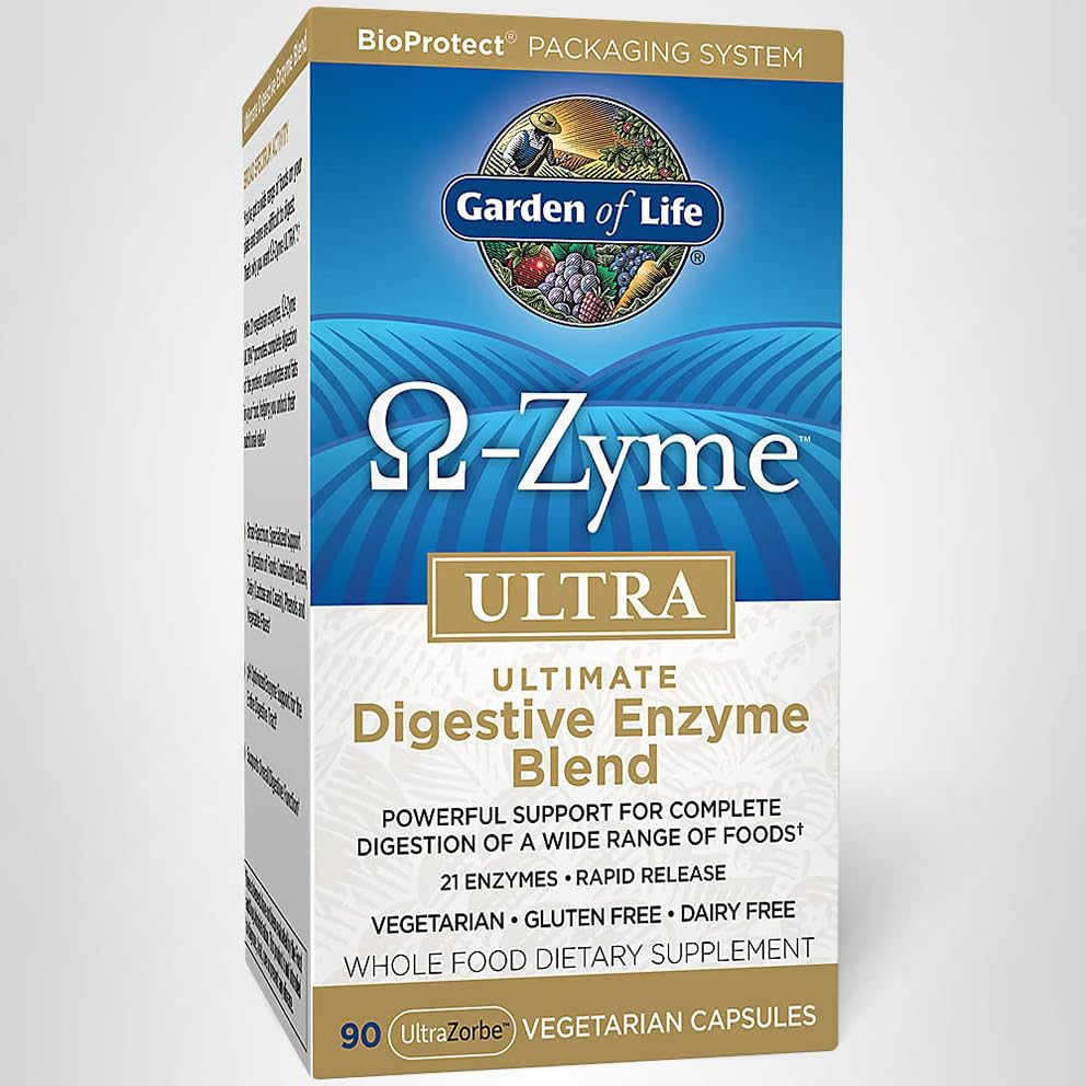 Meal-time use with Omega-Zyme Ultra capsules offering potential digestive relief