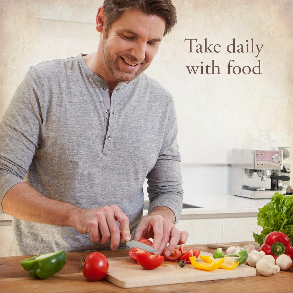 Garden of Life Organics Men's 40+ Multivitamin energy-focused lifestyle scene with activity.