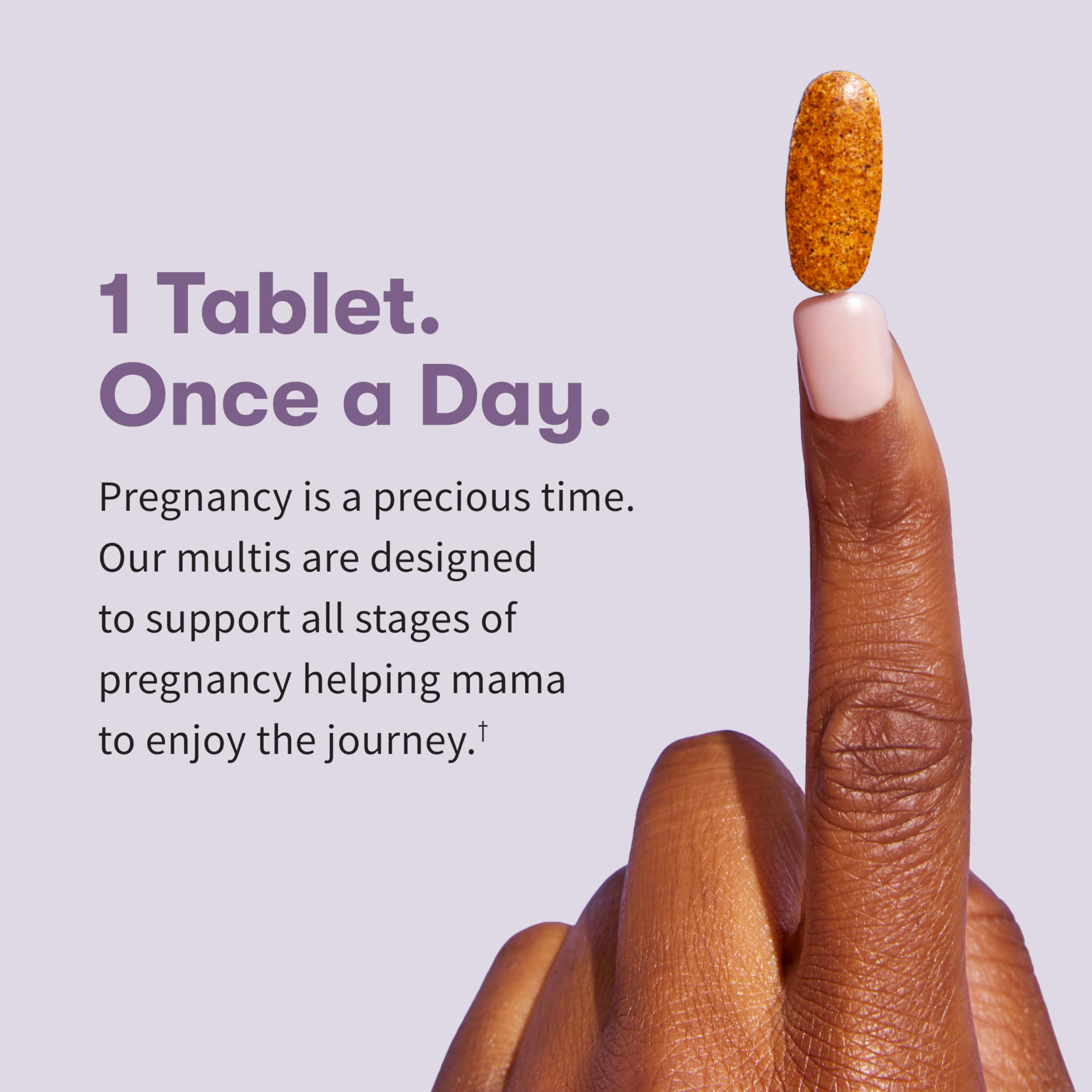 Garden of Life Organics Prenatal features B6 and B12 to support energy metabolism.