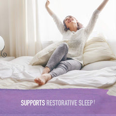 Garden of Life Organics Sleep Well tablet close-up with clean, plant-based ingredients