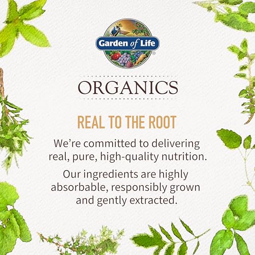 Garden of Life Organics Turmeric Inflammatory Response Gummy organic farming symbol