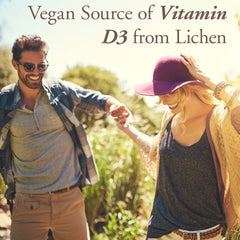 USDA Organic and Non-GMO verified label signals clean, plant-based vitamin D3
