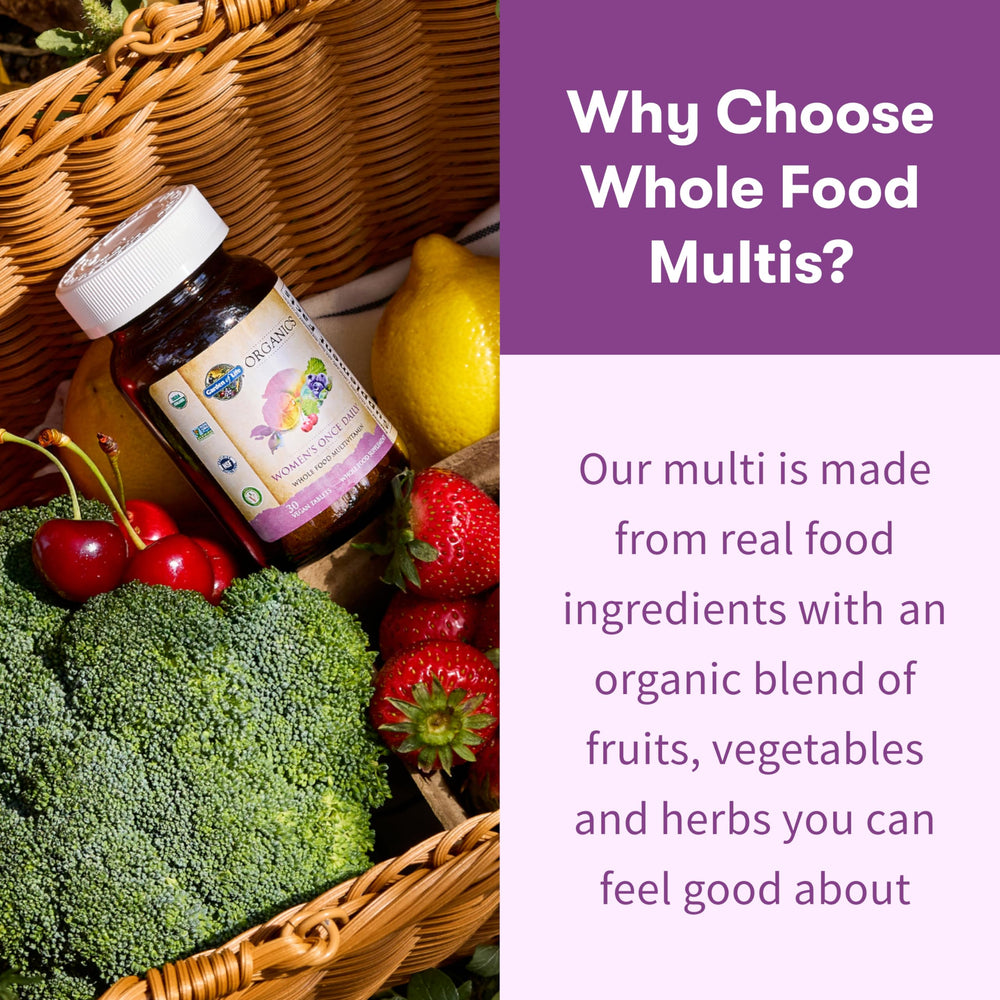 Garden of Life Organics Women's Multivitamin daily‑dose packaging for on‑the‑go use