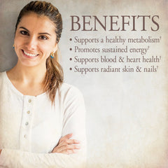 Garden of Life Organics Women's Multivitamin tablets closeup showing daily nutrient coverage.