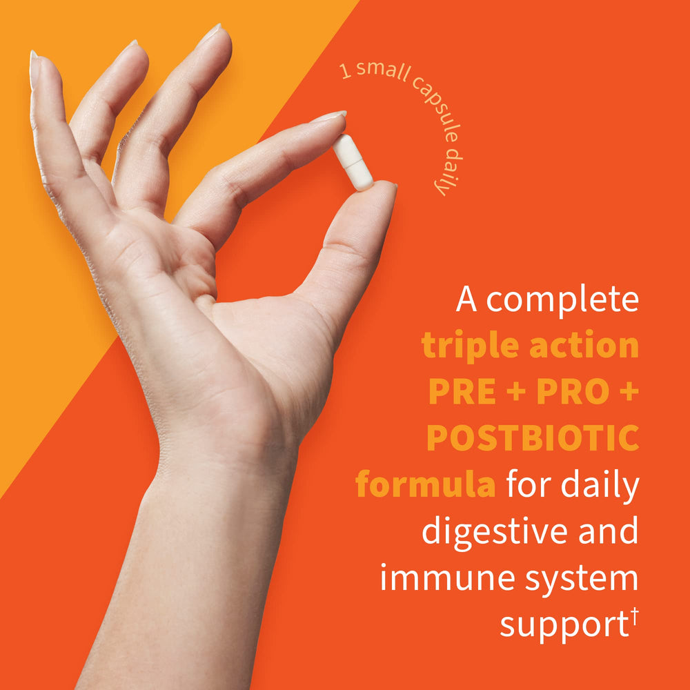 Prebiotic ingredients on packaging: organic potato and acacia fiber for gut health