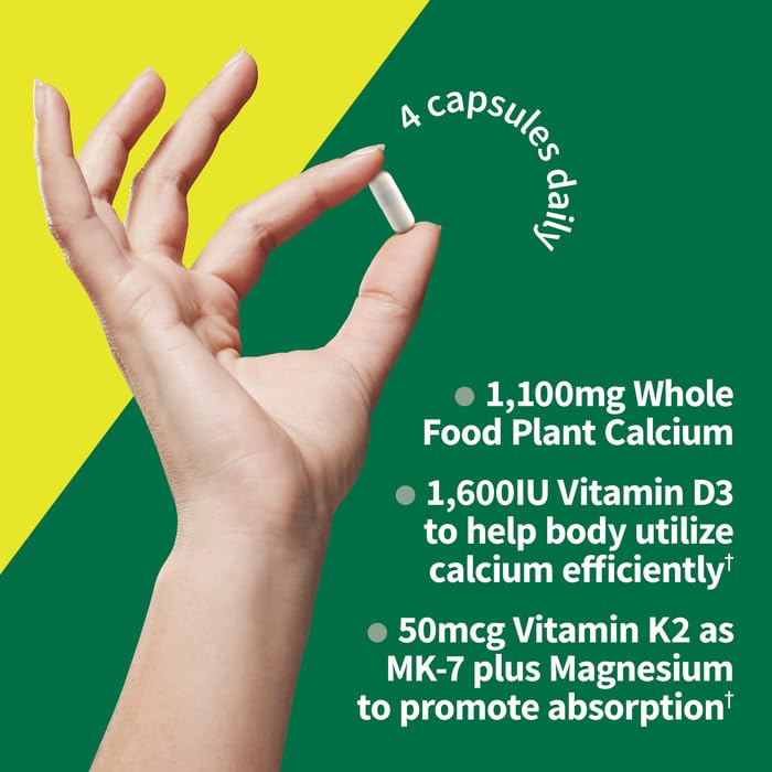 Garden of Life Raw Calcium with D3, K2, and C for immune-supporting nutrients.