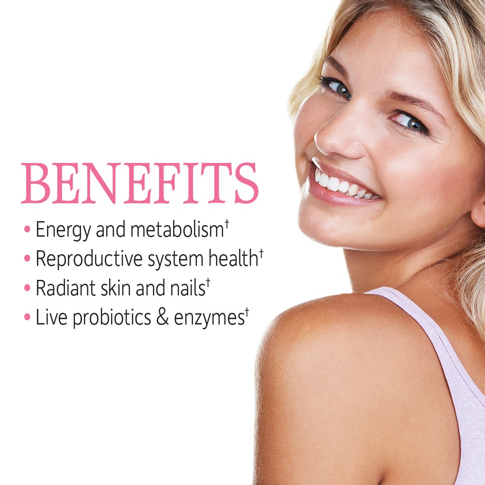 Garden of Life RAW ONE for Women capsule being opened for daily use to support daily energy