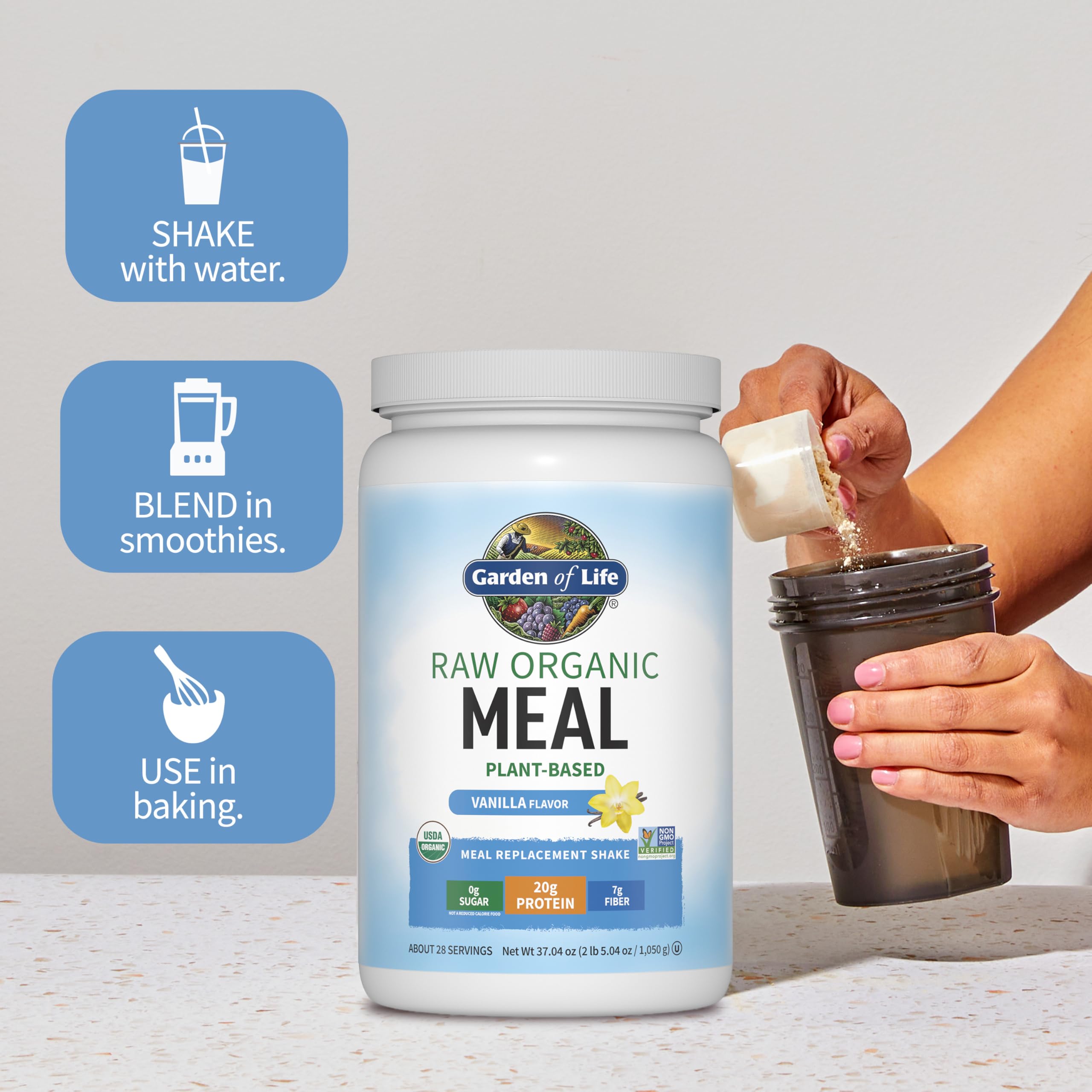 Garden of Life digestive enzymes included to aid digestion