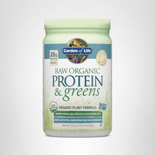 Ready-to-shake Garden of Life protein greens after-workout refresh