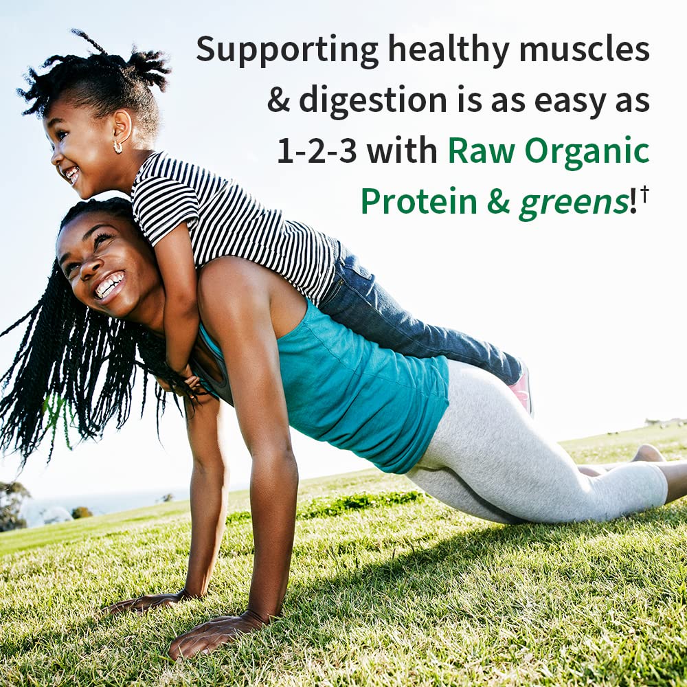 Garden of Life Raw Organic Protein & Greens scoop for easy portioning