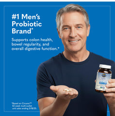Garden of Life Raw Probiotics Men 50 & Wiser vegetarian capsules pack promotes daily digestive support
