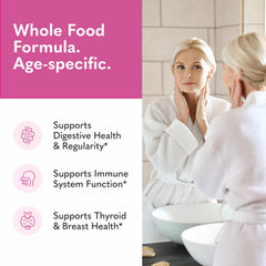 Garden of Life Raw Probiotics Women 50 & Wiser capsules enable easy daily probiotic intake.